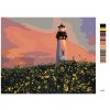 Malování podle čísel - MAJÁK NA LOUCE (DENNIS FRATES)
