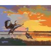 Malování podle čísel - KACHNY A ZÁPAD SLUNCE (D. RUSTY RUST)