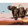 Malování podle čísel - DVA ORLI (D. RUSTY RUST)