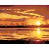 Malování podle čísel - ZÁPAD SLUNCE NAD ŘEKOU (D. RUSTY RUST)