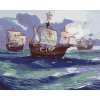 Malování podle čísel - COLUMBOVY LODĚ PLUJÍCÍ NA MOŘI (D. RUSTY RUST)