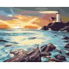 Malování podle čísel - MAJÁK PO ZÁPADU SLUNCE (D. RUSTY RUST)