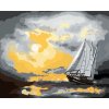 Malování podle čísel - PLACHETNICE PLUJÍCÍ PO MOŘI PO BOUŘCE (D. RUSTY RUST)