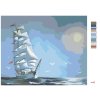 Malování podle čísel - BÍLÁ PLACHETNICE (D. RUSTY RUST)