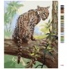 Malování podle čísel - OCELOT MLÁDĚ NA STROMĚ (D. RUSTY RUST)