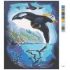 Malování podle čísel - PTÁK V LETU A KORÁLY V MOŘI (D. RUSTY RUST)