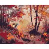 Malování podle čísel - MÝVAL A PODZIMNÍ LES (D. RUSTY RUST)