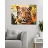 Malování podle čísel - TYGR A LISTY (D. RUSTY RUST)