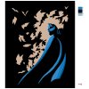 Malování podle čísel - BATMAN OBKLOPEN NETOPÝRY