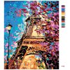 Malování podle čísel - BAREVNÁ EIFFELOVA VĚŽ