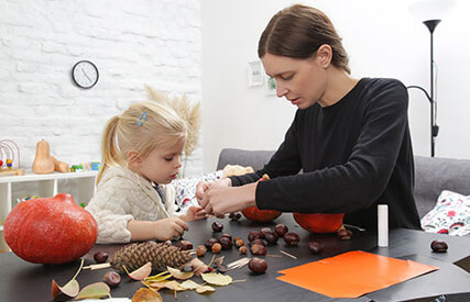 Wytwórzcie z dziećmi jesienne dekoracje