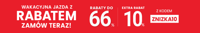 Rabaty do 66 % + extra rabat 10 %