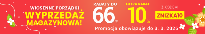 Rabaty do 66 % + extra rabat 10 %