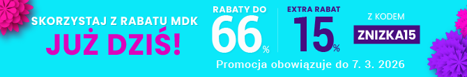 Rabaty do 66 % + extra rabat 15 %