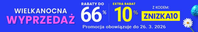 Rabaty do 66 % + extra rabat 10 %