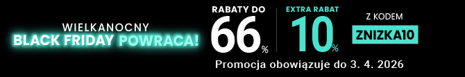 Rabaty do 66 % + extra rabat 10 %
