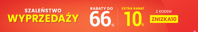 Rabaty do 66 % + extra rabat 10 %
