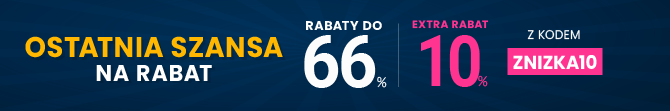 Rabaty do 66 % + extra rabat 10 %