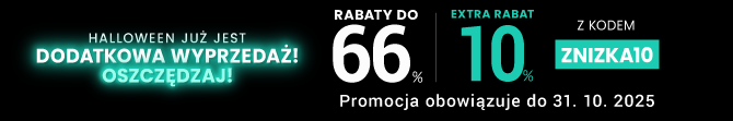 Rabaty do 66 % + extra rabat 10 %