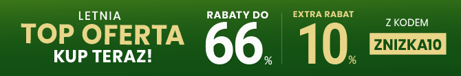Rabaty do 66 % + extra rabat 10 %