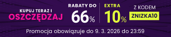 Rabaty do 66 % + extra rabat 10 %