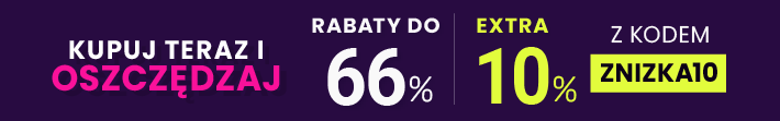 Rabaty do 66 % + extra rabat 10 %