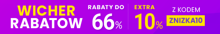 Rabaty do 66 % + extra rabat 10 %