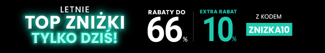 Rabaty do 66 % + extra rabat 10 %