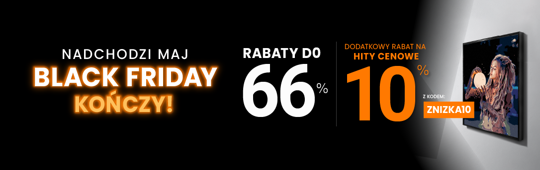 Rabaty do 66 % + extra rabat 10 %