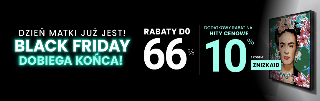 Rabaty do 66 % + extra rabat 10 %