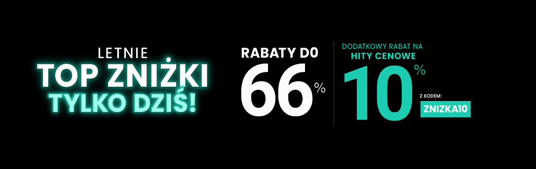 Rabaty do 66 % + extra rabat 10 %