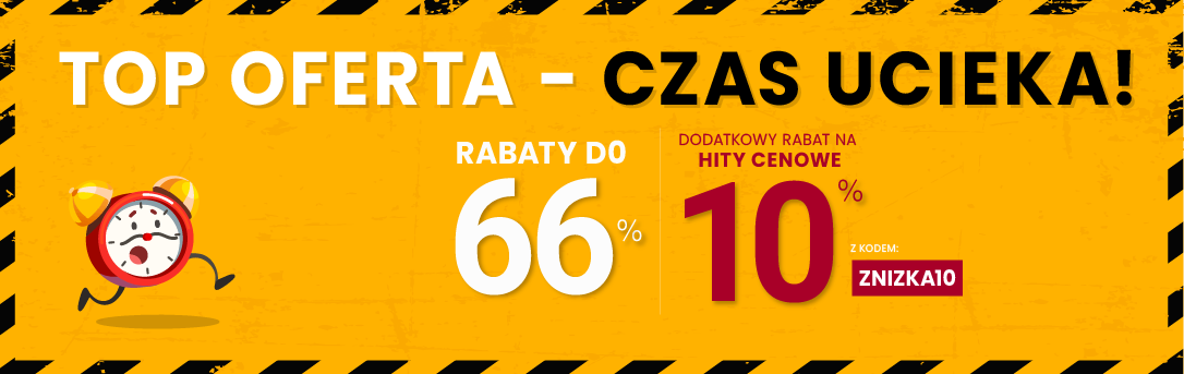 Rabaty do 66 % + extra rabat 10 %