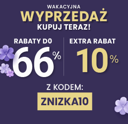 Rabaty do 66 % + extra rabat 10 %