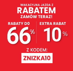 Rabaty do 66 % + extra rabat 10 %