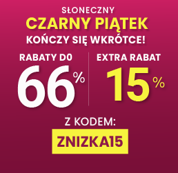 Rabaty do 66 % + extra rabat 15 %