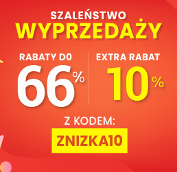 Rabaty do 66 % + extra rabat 10 %