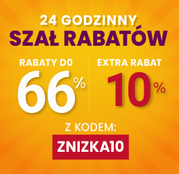 Rabaty do 66 % + extra rabat 10 %
