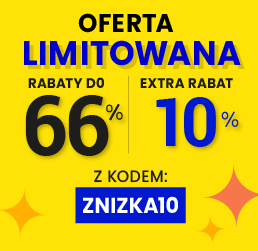 Rabaty do 66 % + extra rabat 10 %