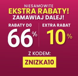 Rabaty do 66 % + extra rabat 10 %