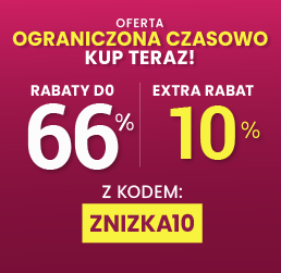 Rabaty do 66 % + extra rabat 10 %