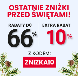 Rabaty do 66 % + extra rabat 10 %