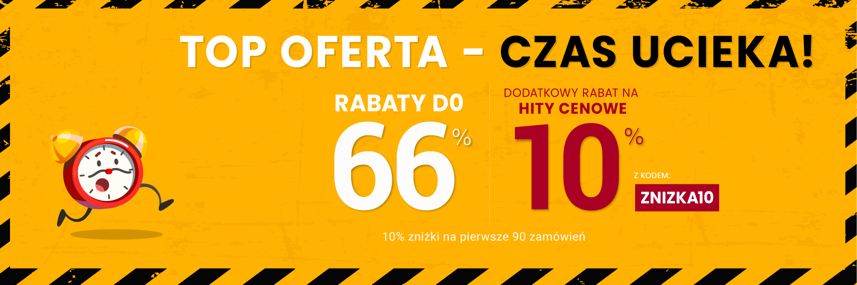 Rabaty do 66 % + extra rabat 10 %
