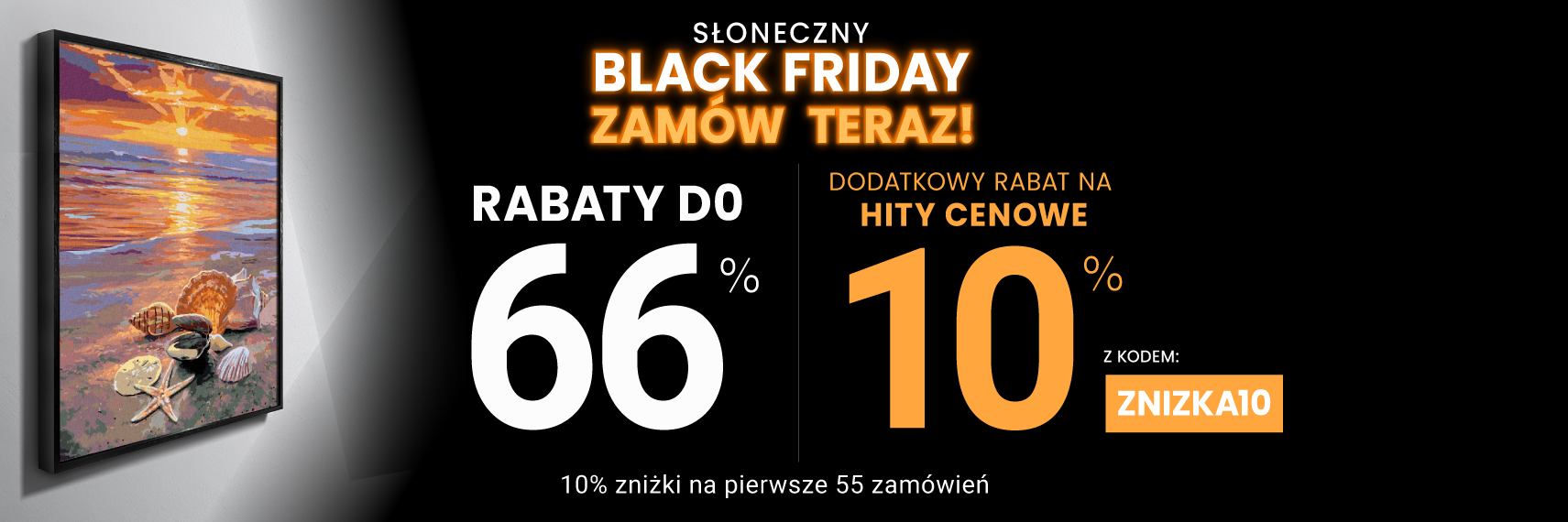 Rabaty do 66 % + extra rabat 10 %