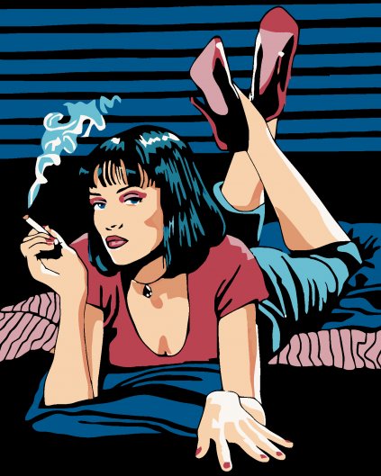 Malowanie po numerach - Mia Wallace, Pulpfiction