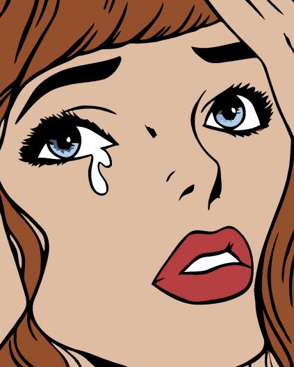 Malowanie po numerach - Płacz