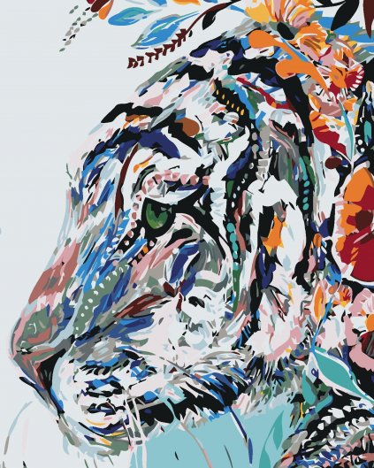 Malowanie po numerach – Malowany tygrys