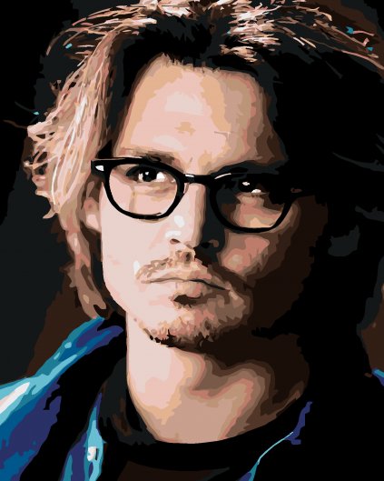 Malowanie po numerach - Johnny Depp