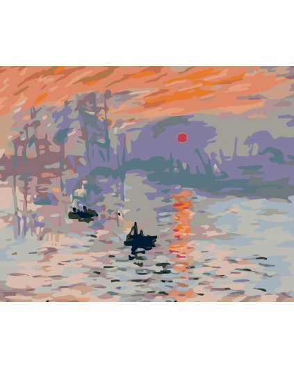 Malowanie po numerach - Wschód słońca Claude Monet