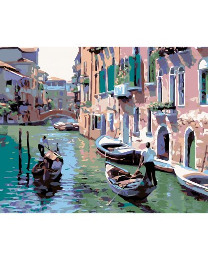 Malowanie po numerach - Kolorowa Wenecja