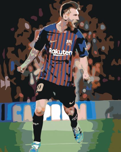 Malowanie po numerach - Lionel Messi